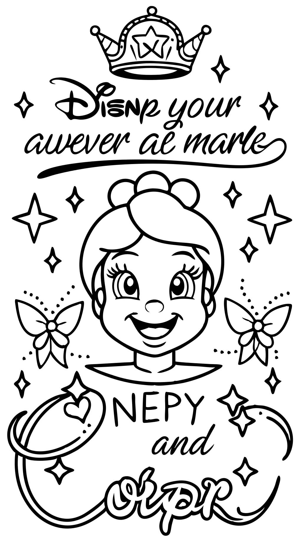 coloriages de citation disney